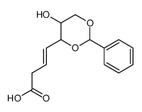 4-(5-hydroxy-2-phenyl-1,3-dioxan-4-yl)but-3-enoic acid Structure