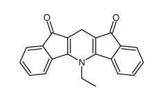 Diindeno[1,2-b:2,1-e]pyridine-10,12-dione,5-ethyl-5,11-dihydro-结构式