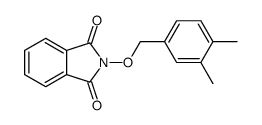 2-[(3,4-dimethylphenyl)methoxy]isoindole-1,3-dione Structure