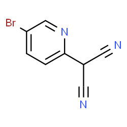 5-bromo-2-(dicyanomethyl)pyridine结构式