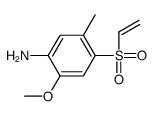 4-ethenylsulfonyl-2-methoxy-5-methylaniline Structure