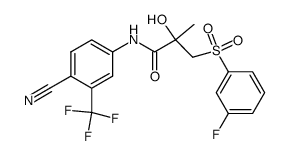 3-Fluoro-4-desfluoro Bicalutamide结构式