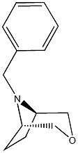 8-benzyl-3-oxa-8-azabicyclo[3.2.1]octane结构式