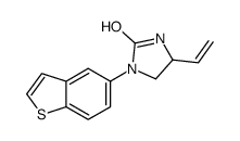 1-(苯并[b]噻吩-5-基)-4-乙烯基咪唑啉-2-酮结构式