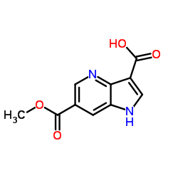 6-Methoxycarbonyl-4-azaindole-3-carboxylic acid Structure