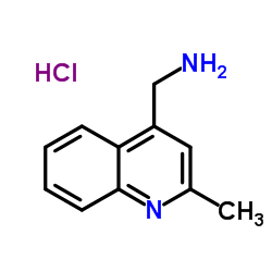 1-(2-Methyl-4-quinolinyl)methanamine hydrochloride (1:1)结构式