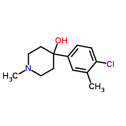 4-(4-Chloro-3-methylphenyl)-1-methyl-4-piperidinol Structure