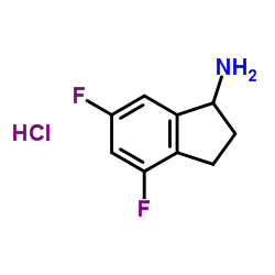 4,6-Difluoro-2,3-dihydro-1H-inden-1-amine hydrochloride picture