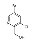 (5-bromo-3-chloropyridin-2-yl)methanol structure