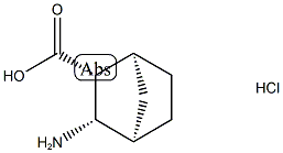 (顺)-2-氨基-3-羧基双环[2.2.1]庚烷 盐酸盐结构式