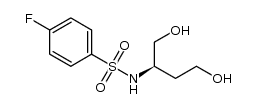 N-[(2R)-1,4-dihydroxybutan-2-yl]-4-fluorobenzenesulfonamide Structure