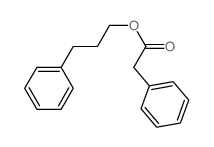 Benzeneacetic acid,3-phenylpropyl ester结构式