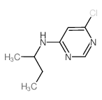 N-(sec-Butyl)-6-chloro-4-pyrimidinamine结构式