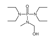[bis(diethylamino)phosphoryl-methyl-amino]methanol structure
