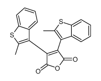 3,4-bis(2-methyl-1-benzothiophen-3-yl)furan-2,5-dione Structure