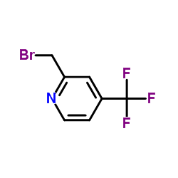 2-(Bromomethyl)-4-(trifluoromethyl)pyridine结构式