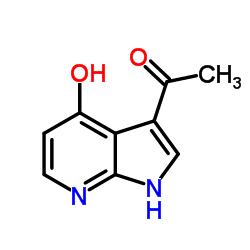 1-(4-Hydroxy-1H-pyrrolo[2,3-b]pyridin-3-yl)ethanone structure