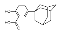5-(1-adamantyl)-2-hydroxybenzoic acid结构式