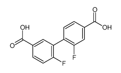 4-(5-carboxy-2-fluorophenyl)-3-fluorobenzoic acid结构式