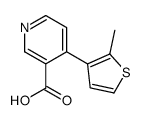 4-(2-methylthiophen-3-yl)pyridine-3-carboxylic acid结构式