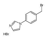 1-[4-(bromomethyl)phenyl]imidazole,hydrobromide结构式