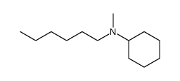 N-hexyl-N-methylcyclohexanamine Structure