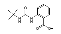 2-(N1-t-butylureido)benzoic acid Structure