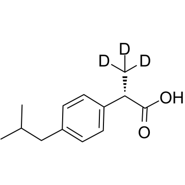 (S)-(+)-Ibuprofen D3 structure