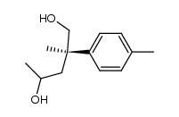 (2R)-2-methyl-2-(4-methylphenyl)pentane-1,4-diol Structure