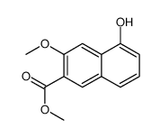 5-Hydroxy-3-Methoxy-Naphthalene-2-Carboxylic Acid Methyl Ester Structure