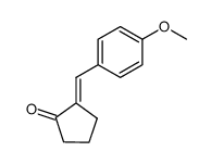 (E)-2-(4-methoxybenzylidene)cyclopentanone Structure