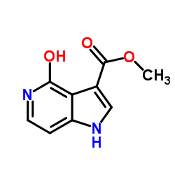 Methyl 4-hydroxy-1H-pyrrolo[3,2-c]pyridine-3-carboxylate Structure