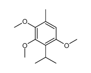 1,3,4-trimethoxy-5-methyl-2-propan-2-ylbenzene结构式