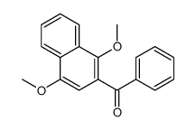 (1,4-dimethoxynaphthalen-2-yl)-phenylmethanone Structure