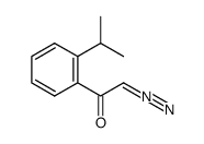 2-diazo-1-(2-isopropylphenyl)ethanone结构式