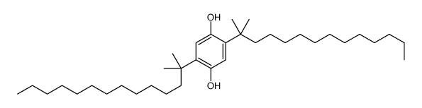 2,5-bis(2-methyltetradecan-2-yl)benzene-1,4-diol结构式