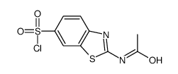 2-acetamido-1,3-benzothiazole-6-sulfonyl chloride Structure
