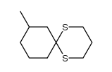 8-methyl-1,5-dithiaspiro[5.5]undecane Structure