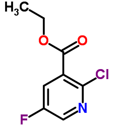 2-氯-5-氟烟酸乙酯结构式