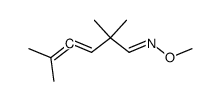 2,2,5-Trimethyl-hexa-3,4-dienal O-methyl-oxime结构式