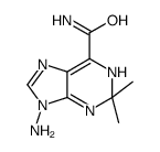 9-amino-2,2-dimethyl-1H-purine-6-carboxamide Structure