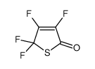 3,4,5,5-tetrafluorothiophen-2-one Structure