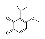 3-tert-butyl-4-methoxycyclohexa-3,5-diene-1,2-dione结构式