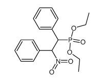 diethyl (2-nitro-1,2-diphenylethyl)phosphonate Structure