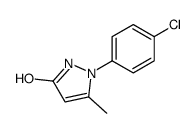 2-(4-chlorophenyl)-3-methyl-1H-pyrazol-5-one Structure