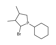 2-bromo-1-cyclohexyl-3,4-dimethylphospholane结构式