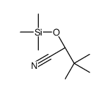 (2S)-3,3-dimethyl-2-trimethylsilyloxybutanenitrile结构式