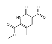 methyl 3-methyl-5-nitro-6-oxo-1,6-dihydropyridine-2-carboxylate结构式