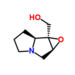 (1S,2β,7aα)-1,2-Epoxyhexahydro-1H-pyrrolizine-1-methanol结构式