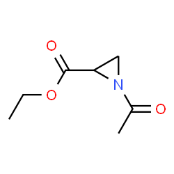 2-Aziridinecarboxylic acid, 1-acetyl-, ethyl ester (9CI)结构式